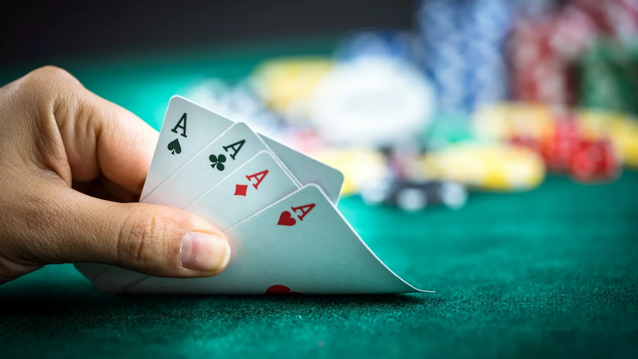 What is the purpose of the “burn card” in Texas Hold'em?