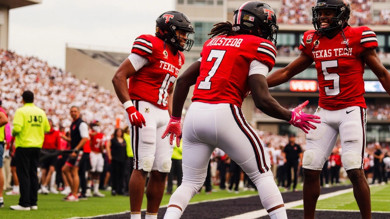 Texas Tech routs Oregon State 45-14 after lightning delay